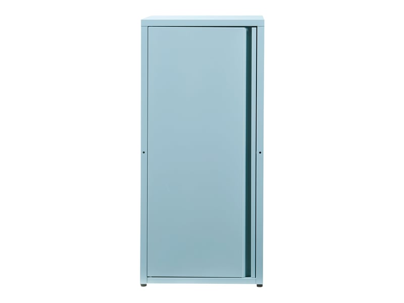 Armoire étagère meuble de rangement métallique acier 88 x 40 x 35 cm bleu gris 03_0008902  - Conforama D