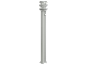 Lampadaire d'extérieur avec capteur argenté acier inoxydable argent 02_0042525