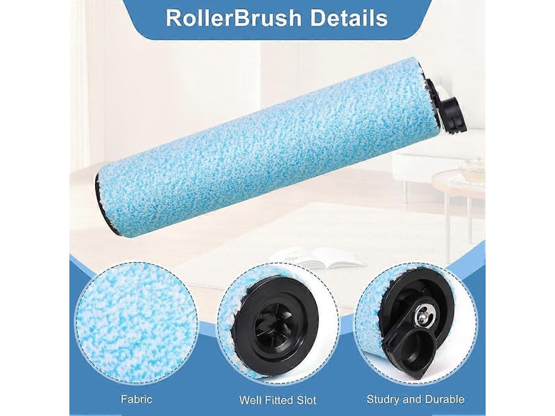  Aw261 replacement roller filter kit for hydrovac messmaster wet dry vacuums, 3 brush rollers, filters &amp; tool  - Conforama B