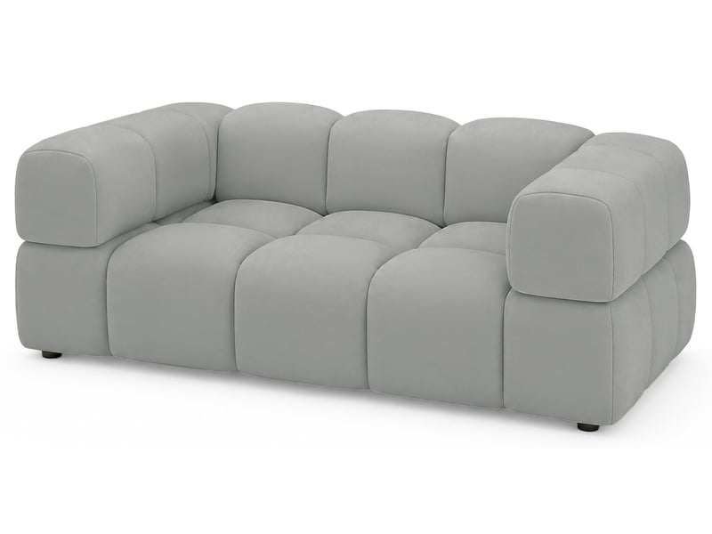 Selsey hollme - canapé - 190 cm - velours gris clair Hollme - Conforama C