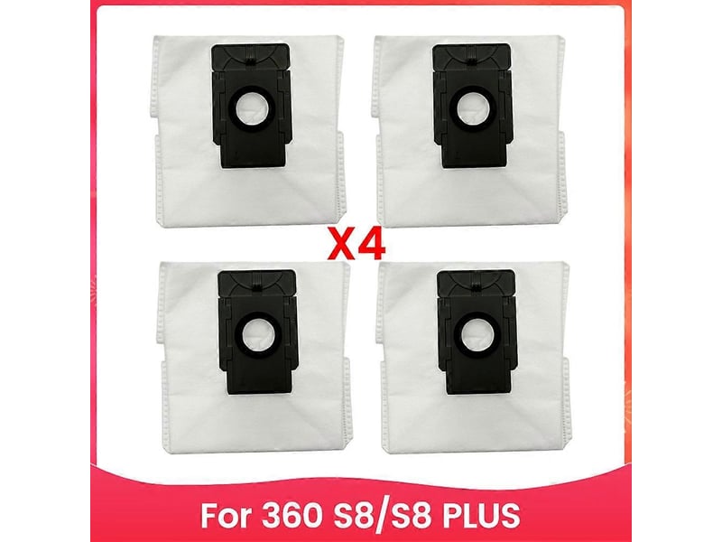  4pcs vacuum cleaner dust bag accessories for 360 s8 for 360 s8 plus vacuum cleaner accessories replacement dust bags  - Conforama A