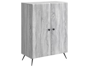 Buffet - bahut - meuble de rangement sonoma gris 66 x 34,5 x 90 cm bois d'ingénierie