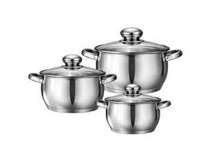 Herogo Casserole 16cm Acier Inoxydable 18/10 Avec Couvercle - 1,7L Manche Amovible