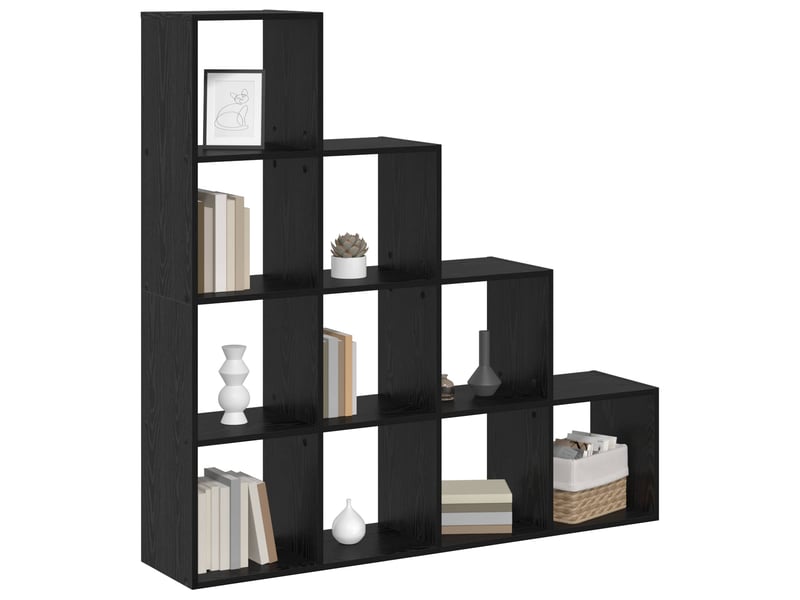  Cloison bibliothèque, meuble de rangement 10 niveaux 131,5 x 29 x 131,5 cm  - Conforama C