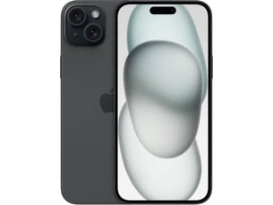 Smartphone iphone 15 plus 128 go noir 2023 double camera finition mate