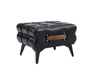 Banquette lit convertible couchage Occasionnel <strong>DESMIU</strong> <strong></strong> noir