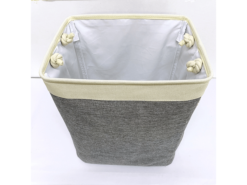  Panier de blanchisserie grand format, sac de blanchisserie pliable avec poignées en corde, conteneur de rangement adapté pour la chambre à coucher, la blanchisserie, la salle de bain  - Conforama E