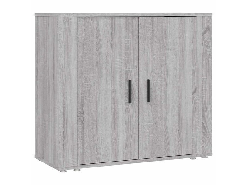  Buffet - bahut - meuble de rangement sonoma gris 80x33x70 cm bois d'ingénierie  - Conforama A