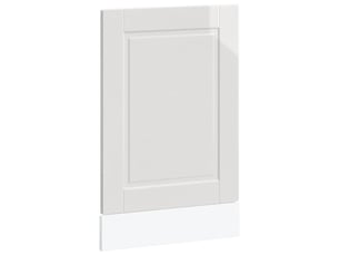 Panneau de lave-vaisselle blanc brillant 45x1,5x57cm