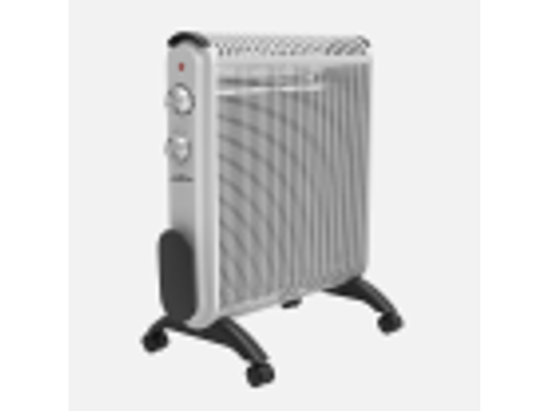  Fabrilamp condor radiateur mica 2000 w 2 éléments blanc et gris 226822028 - Conforama D