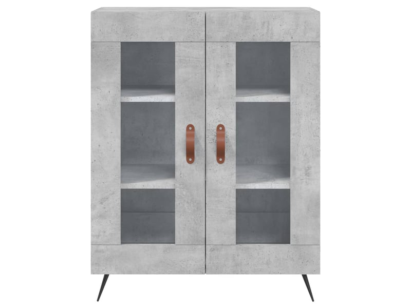  Buffet - bahut - meuble de rangement gris béton 69,5x34x90 cm bois d'ingénierie  - Conforama E