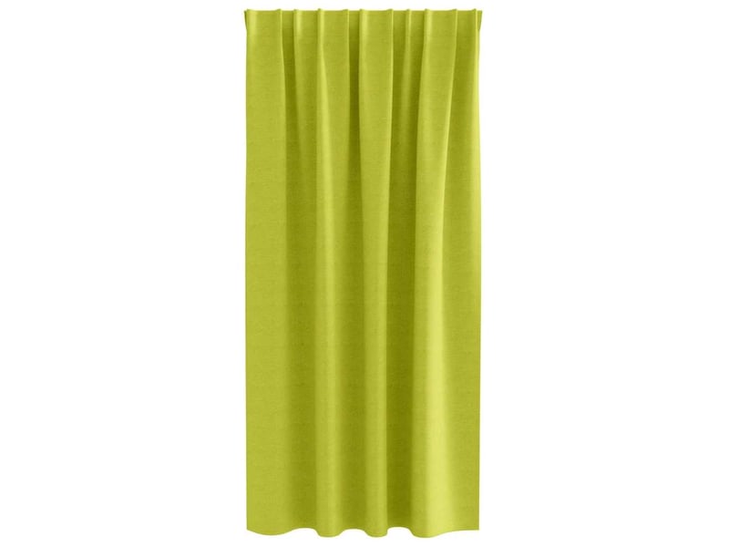 Lot de 2 rideaux occultants, rideaux black-out avec anneaux vert 175 x 140 cm cf44810 - Conforama D