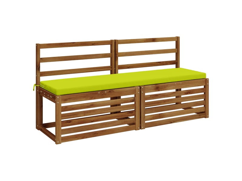  Lot de 2 coussins de banc, coussins d'assise soest 100 % polyester vert vif. Cf57617  - Conforama C