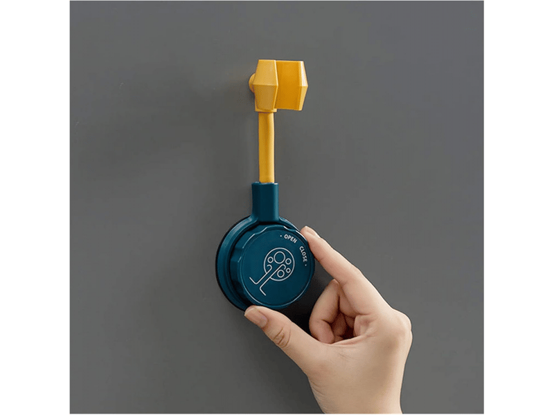  Support de pommeau de douche rotatif et réglable à 360°, support mural universel pour pommeau de douche, réglable pour salle de bain (bleu)  - Conforama D