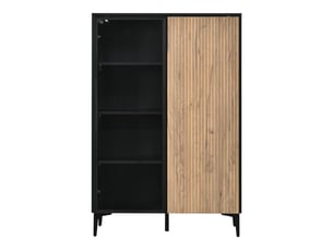 Vitrine coloris bicolore 8 étagère(s) <strong>KORFEE</strong> <strong></strong> - 45.2 cmx90 cm
