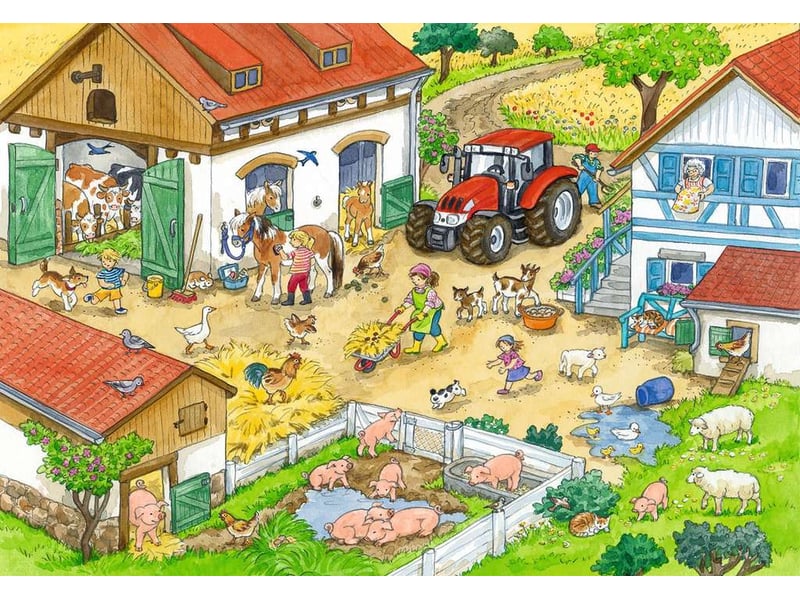  2 x 24 pcs le bonheur à la ferme 09195 - Conforama C