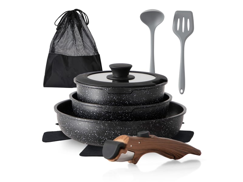  Lot de 9 casseroles et poêles – poêle à frire incluse  - Conforama A