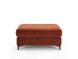 Pouf / repose pied <strong>MAISON AUBERTIN</strong> <strong>3CA52.PI.0P.21</strong> orange