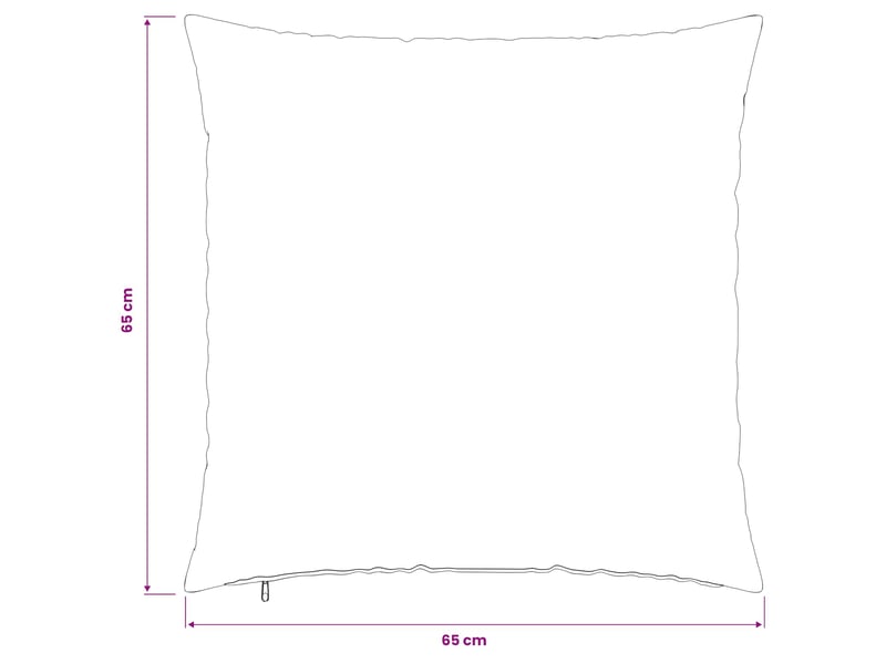 Lot de 2 housses de coussin heerlen vert foncé 65 x 65 cm tissu cf49254 - Conforama E