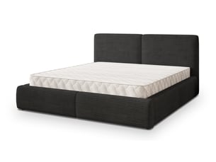 Lit coffre 180x200 cm MASSENO coloris noir