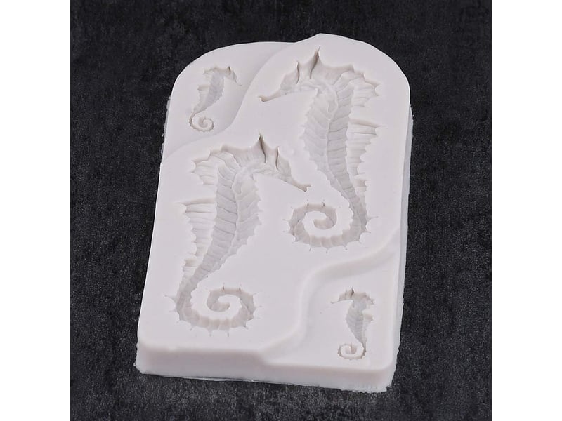  Moule en silicone pour fondant, gâteau, chocolat, biscuits, bonbons, pâtisserie, outil de cuisine, décoration de fête, motif hippocampe NO Commercial reference - Conforama B