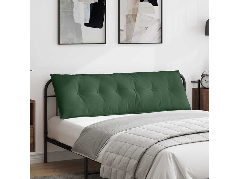  Coussin de dos, coussin de dossier vert jungle 160 x 50 cm tissu en velours côtelé cf55111  - Conforama B