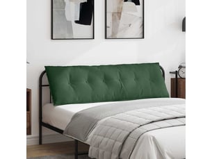Coussin de dos, coussin de dossier vert jungle 160 x 50 cm tissu en velours côtelé cf55111