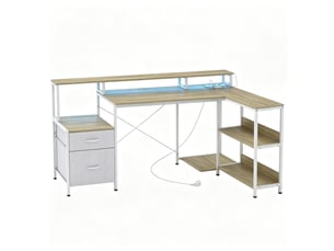 Bureau MAISONORA  172 cm coloris blanc