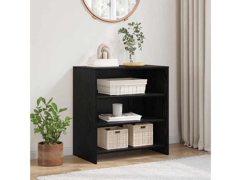  Buffet - bahut - meuble de rangement noir 70 x 41 x 75 cm bois d'ingénierie  - Conforama B