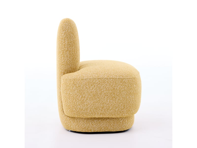 Pouf bunny-ear en tissu rembourré avec oreilles décoratives, fixe, sans rangement - Conforama E