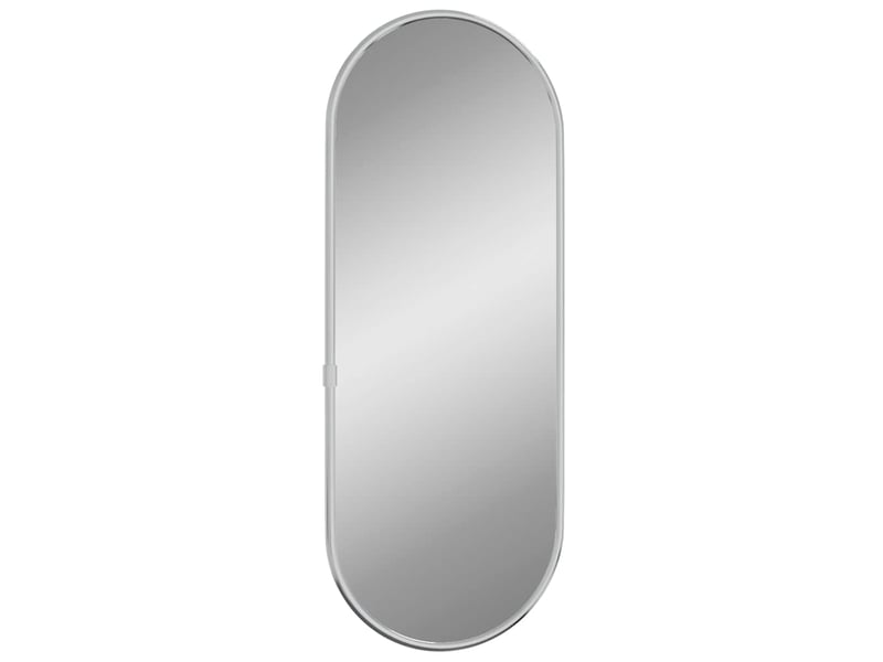  Miroir mural argenté 40x15 cm ovale cf62804  - Conforama C