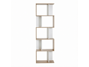 Bibliotheque coloris bicolore 5 étagère(s) <strong>PANGIVO</strong> <strong>T5828P554644</strong> - 60 cm x 184.5 cm