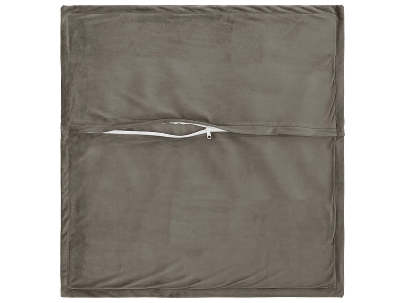  Lot de 6 coussins avec oreiller, coussins décoratifs houten gris clair fløjl cf51250  - Conforama D