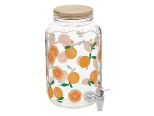 Distributeur de boisson fruity jaune