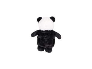 Bouillotte peluche micro-ondable panda 34cm noir & blanc