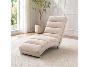 Fauteuil fixe  OKWISH Tissu beige