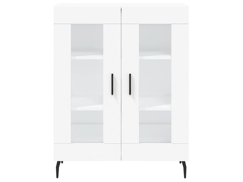  Buffet - bahut - meuble de rangement blanc 69,5x34x90 cm bois d'ingénierie  - Conforama E