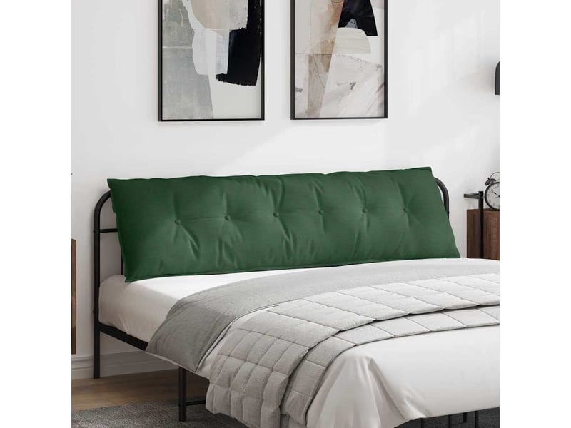  Coussin de dos, coussin de dossier vert jungle 180 x 50 cm tissu en velours côtelé cf55112  - Conforama B