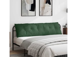 Coussin de dos, coussin de dossier vert jungle 180 x 50 cm tissu en velours côtelé cf55112