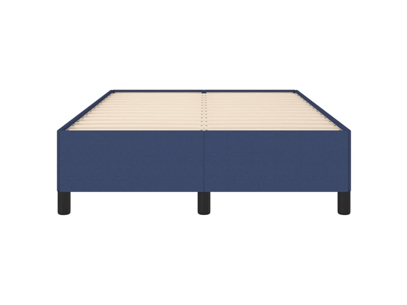  Lit double- lit adulte -  cadre de lit sans matelas bleu 120x190 cm tissu  - Conforama D