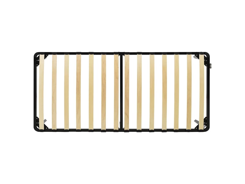  Lit simple- lit adulte -  cadre de lit noir métal 100x200 cm  - Conforama D
