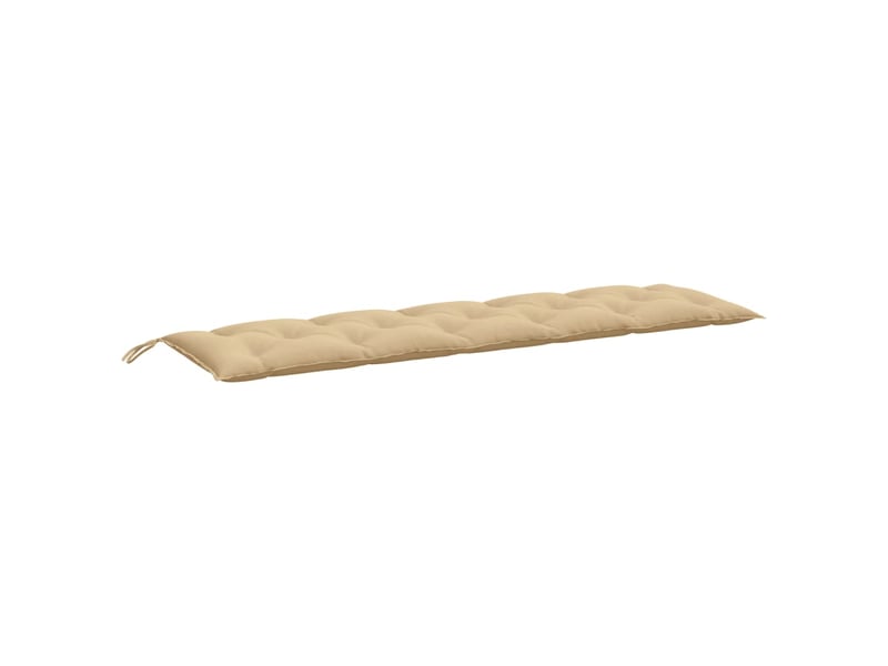  Lot de 2 coussins de banc de jardin, coussins d'assise beige mélangé tissu cf58631  - Conforama E
