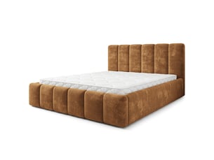 Lit coffre 180x200 cm MASSENO coloris marron