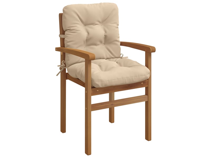  Lot de 4 coussins de chaise à dossier haut vianen cf59342  - Conforama C