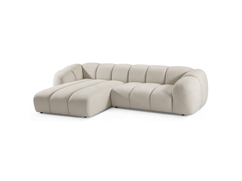 Selsey millma - canapé d'angle - 300 cm - velours gris Millma - Conforama A