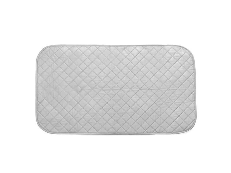  Nappe de repassage 48x85cm en coton tissu résistante à la chaleur pliable gris  - Conforama A