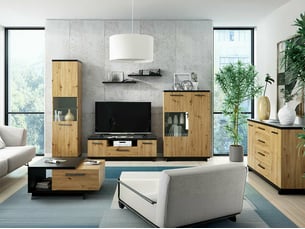Meuble tv coloris noir 68 cm <strong></strong>  <strong></strong>
