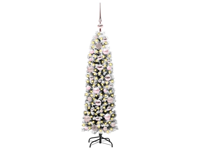  Sapin de noël artificiel, arbre de noël vert 120 cm pvc et acier et plastique shl7261  - Conforama C
