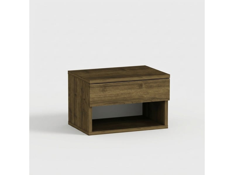 Table de chevet suspendu avec tiroir pour chambre ribes  - Conforama A