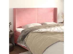 Tete de lit A poser largeur 203 cm   rose